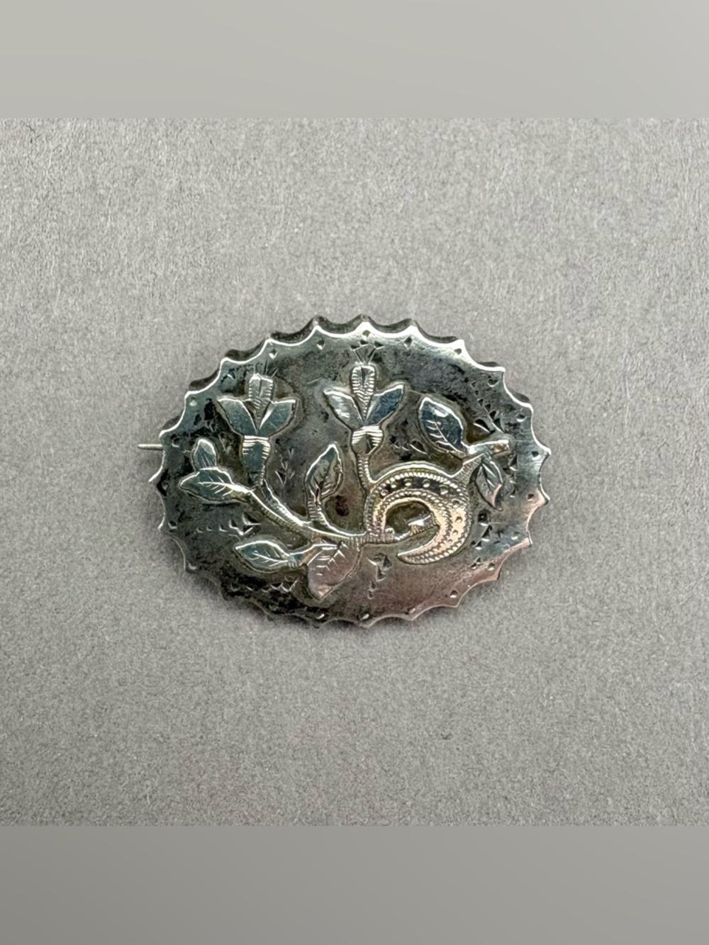 Frederick Sidney Banks Edwardian Silver Brooch - Picture 2 of 7